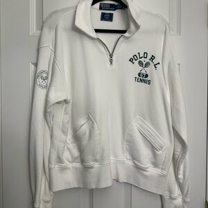 Polo by Ralph Lauren White Wimbledon Pullover